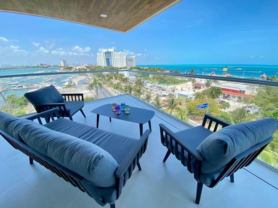 Panoramic Penthouse Apartment Cancun Bagian luar foto